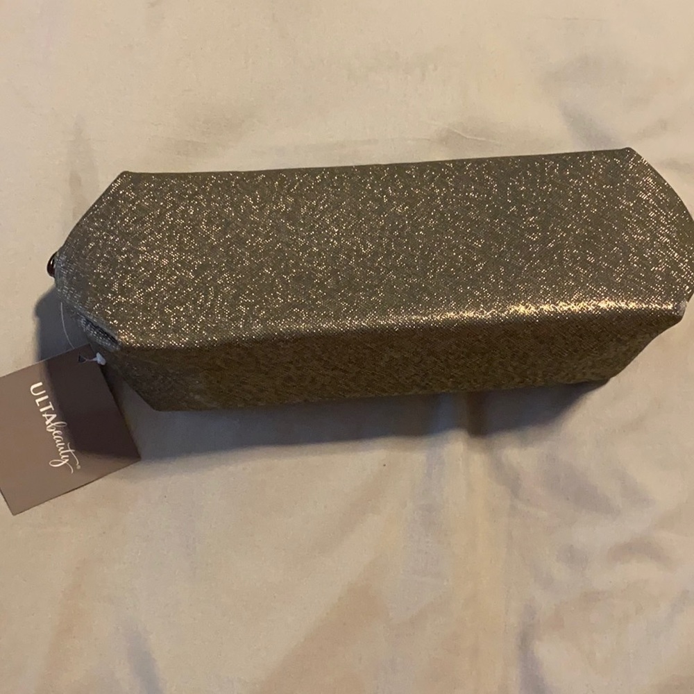 Metallic cosmetic bag
